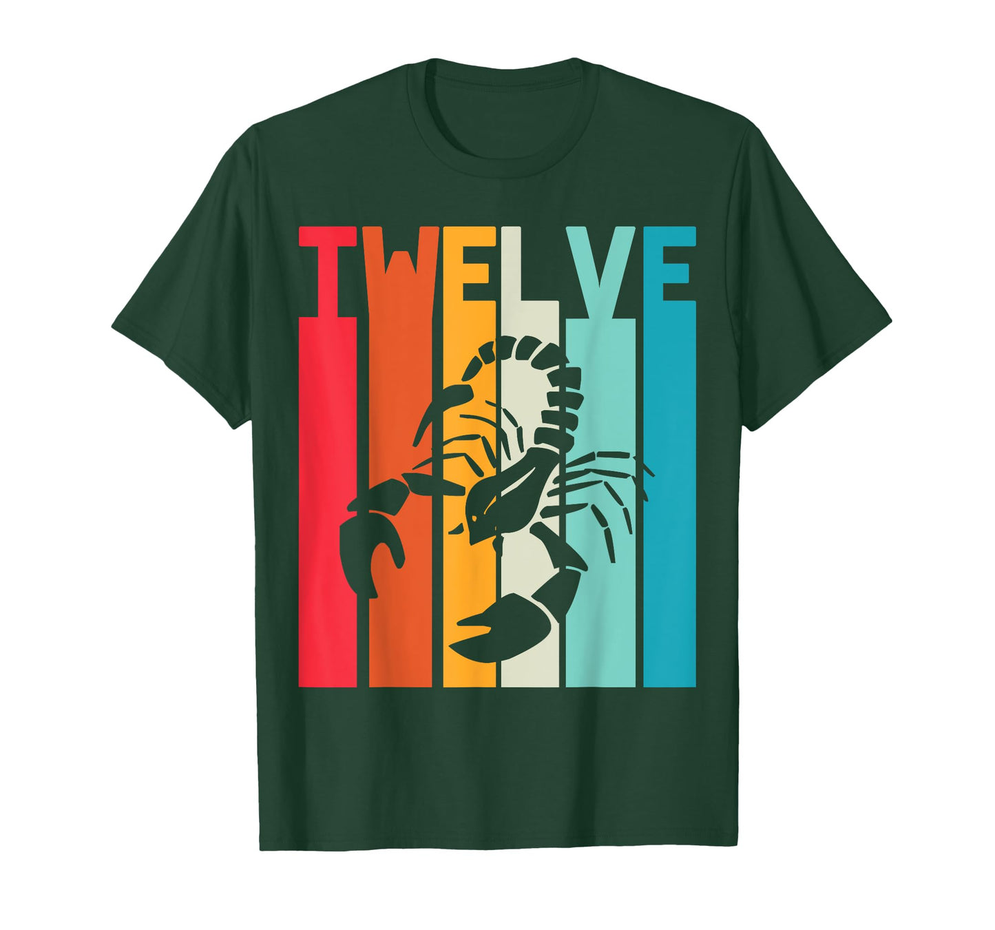 12th Birthday Scorpio Zodiac Retro Girl Boy 12 years old T-Shirt