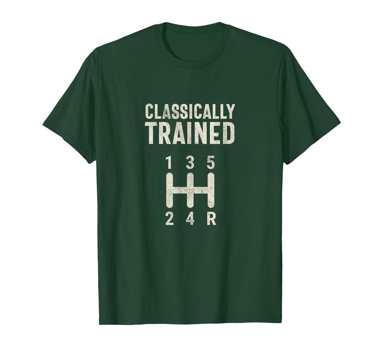 Classically Trained Stick Driver Manual Transmission Car T-Shirt