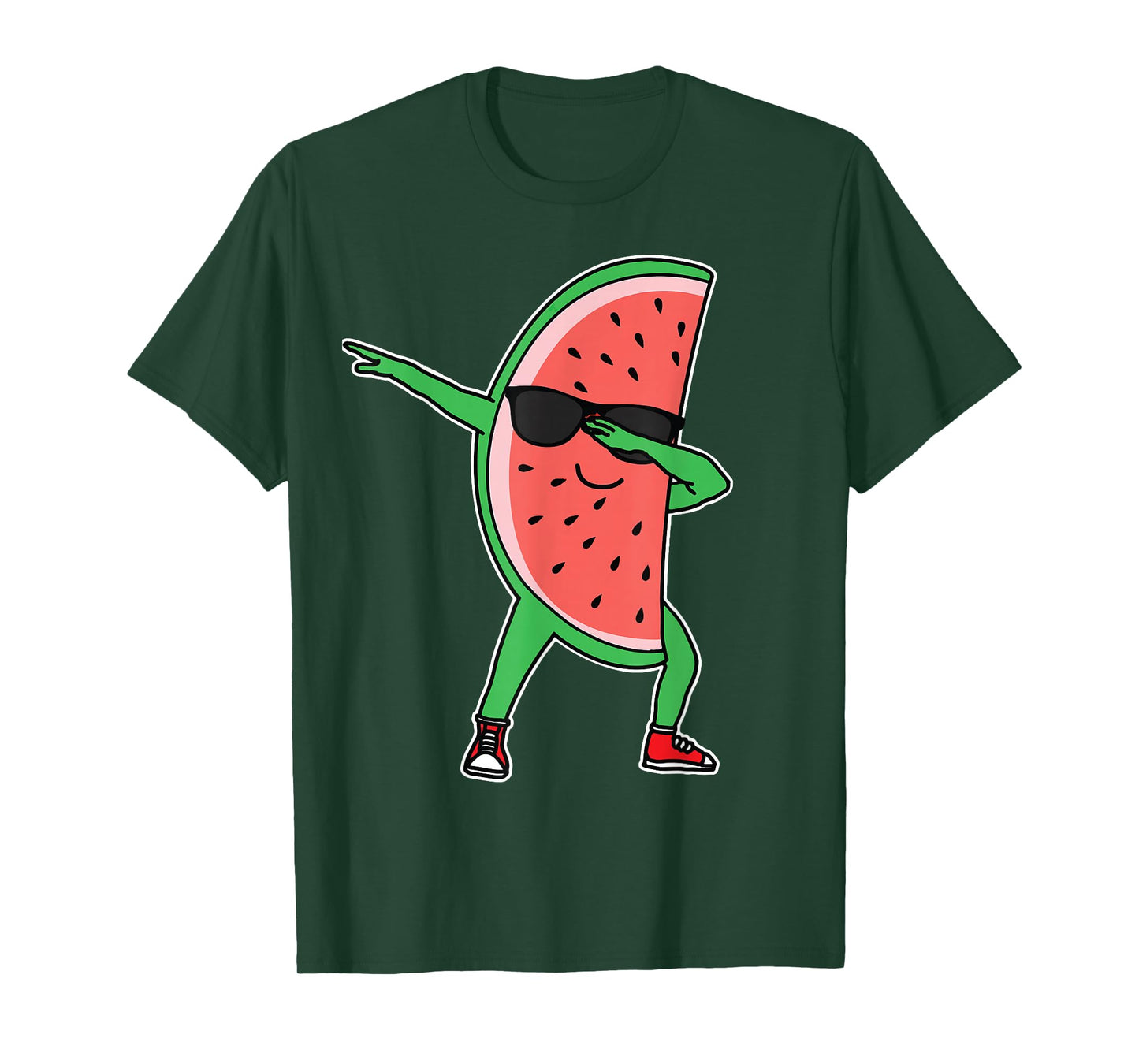 Watermelon Kawaii Dabbing Watermelon T-Shirt