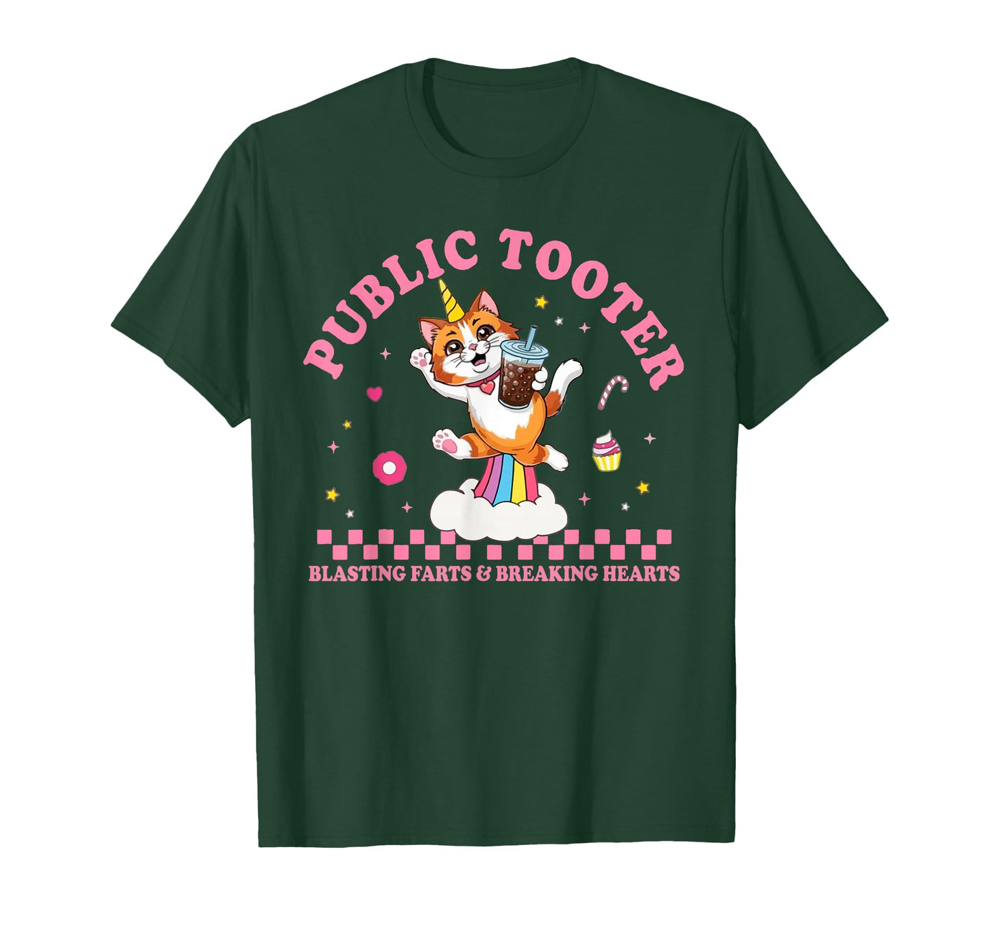 Public Tooter Funny Inappropriate Embarrassing Cat Meme T-Shirt