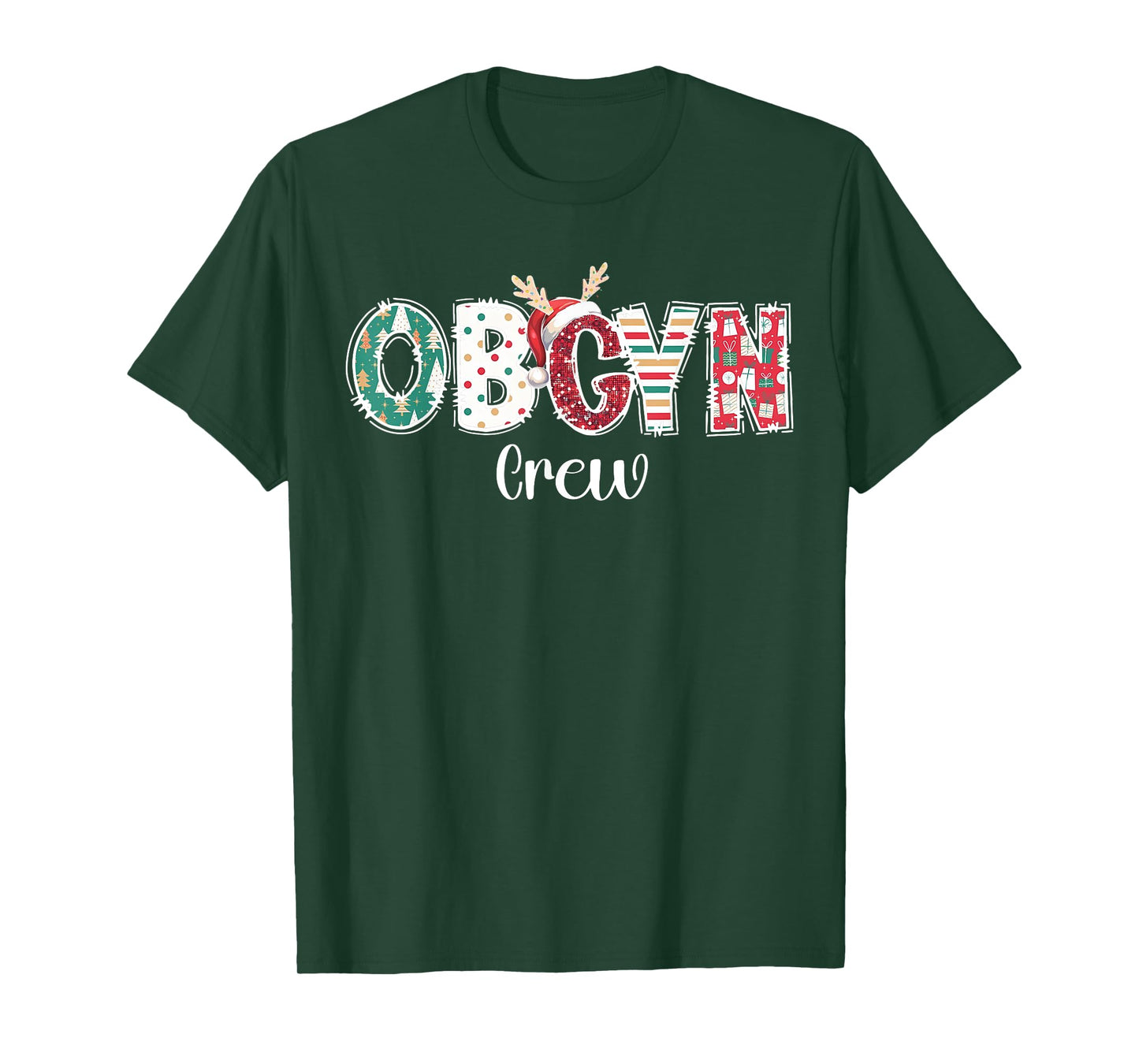 Christmas OBGYN Crew Obstetrics OB GYN Group Team Nurse Xmas T-Shirt