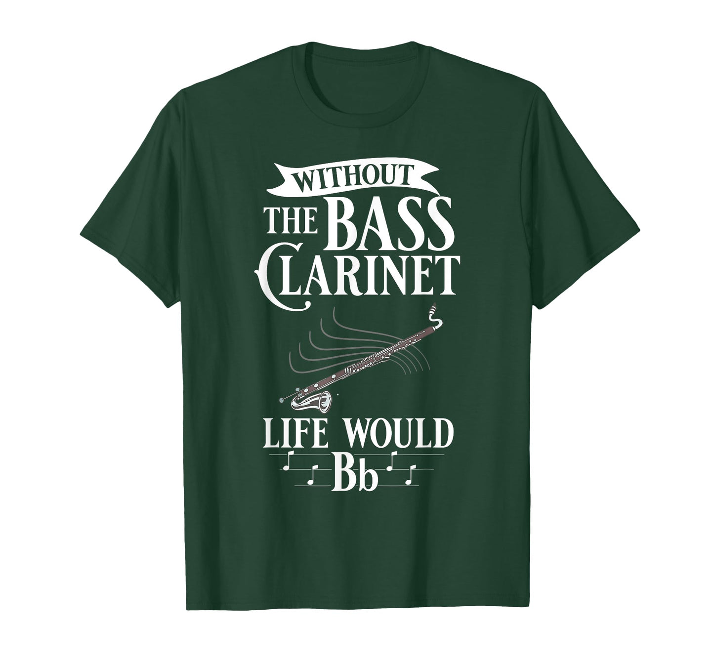Bass Clarinet Music Funny Instrument Lesson T-Shirt