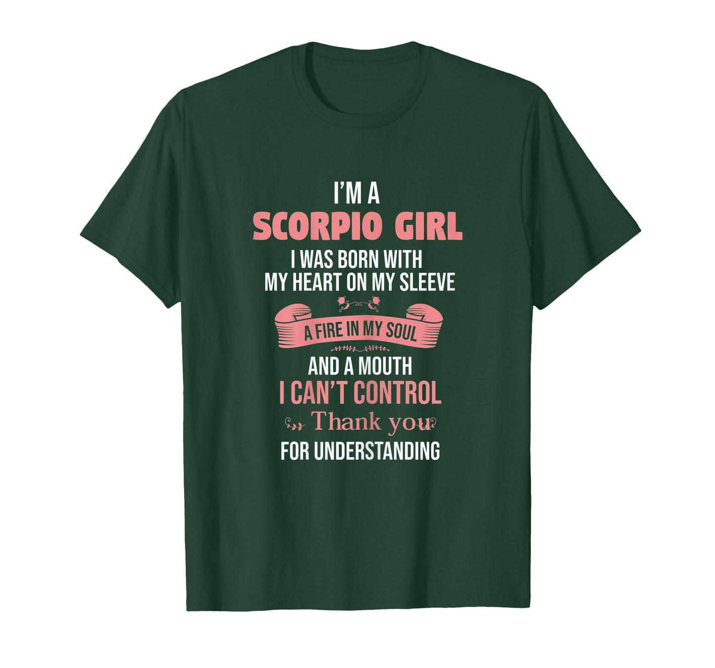 I'm a Scorpio Girl Thank you for understanding Astrology T-Shirt