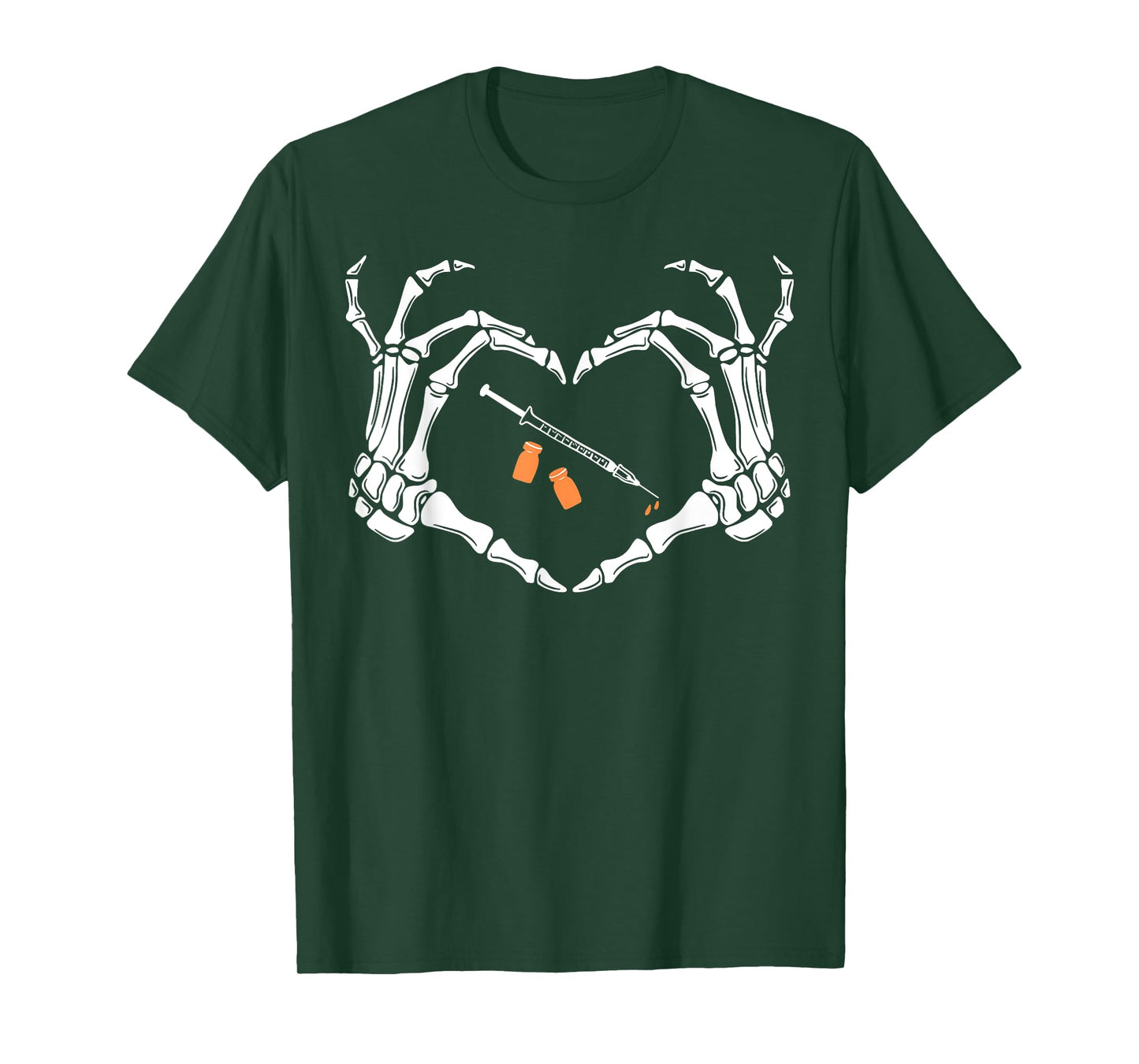 Aesthetic Injector Skeleton Hands Love Neurotoxin and Filler T-Shirt