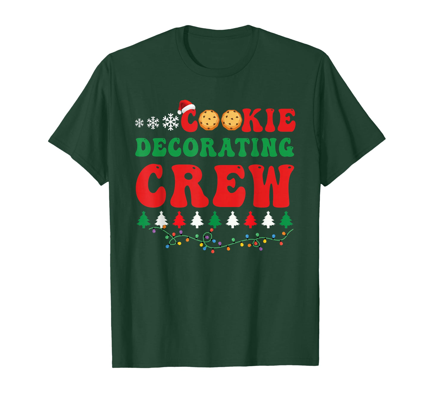 Cookie Decorating Crew Baker Funny Christmas Family Baking T-Shirt