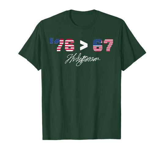 67 Funny George-Washington Meme Six Seven Gen Alpha Slang T-Shirt