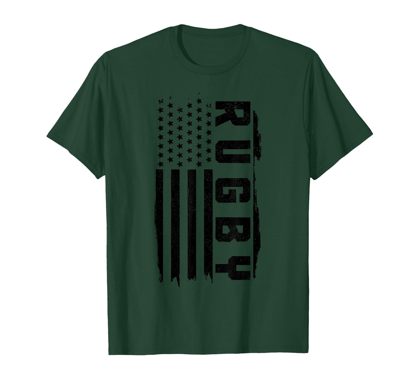 Rugby Player American Flag Patriotic Vintage Rugby T-Shirt
