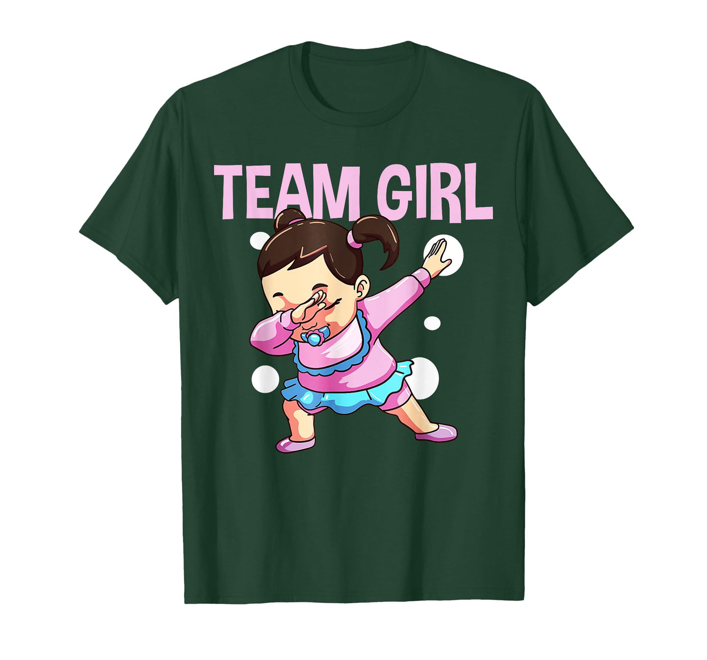 Gender Reveal Party Pink Baby Announcement Team Girl T-Shirt