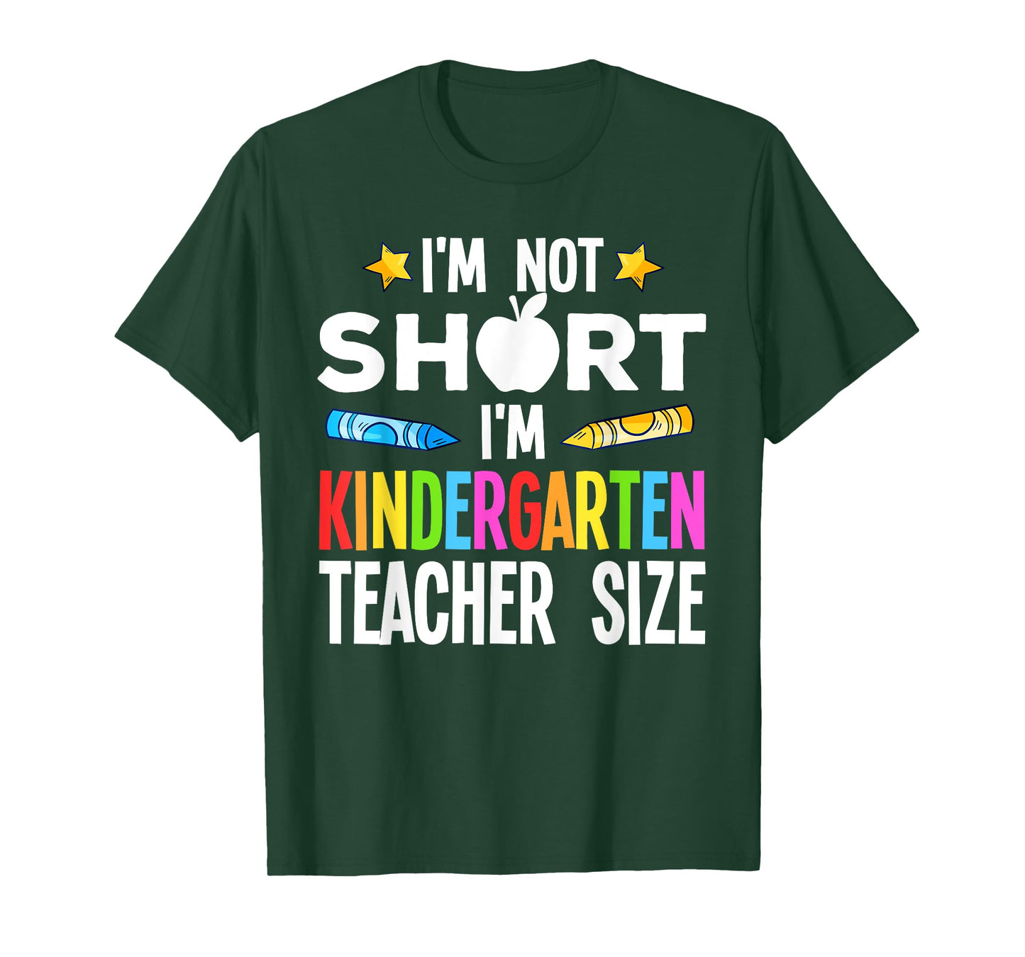 Cool Kindergarten Teacher Art for Men Women Preschool Kinder T-Shirt Small