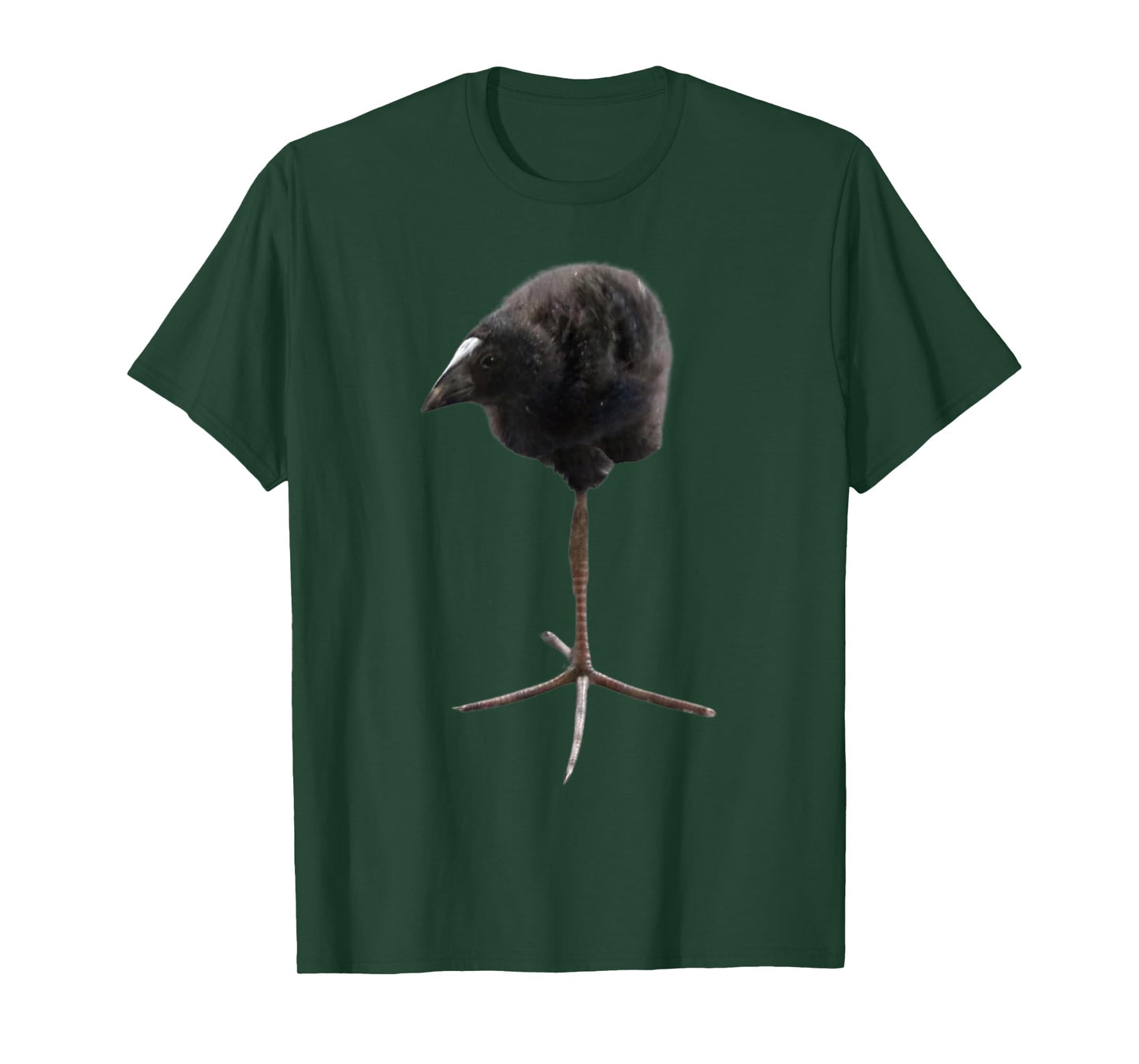 Pukeko Meme Unisex-Adults, Kids Classic Straight Black T-Shirt