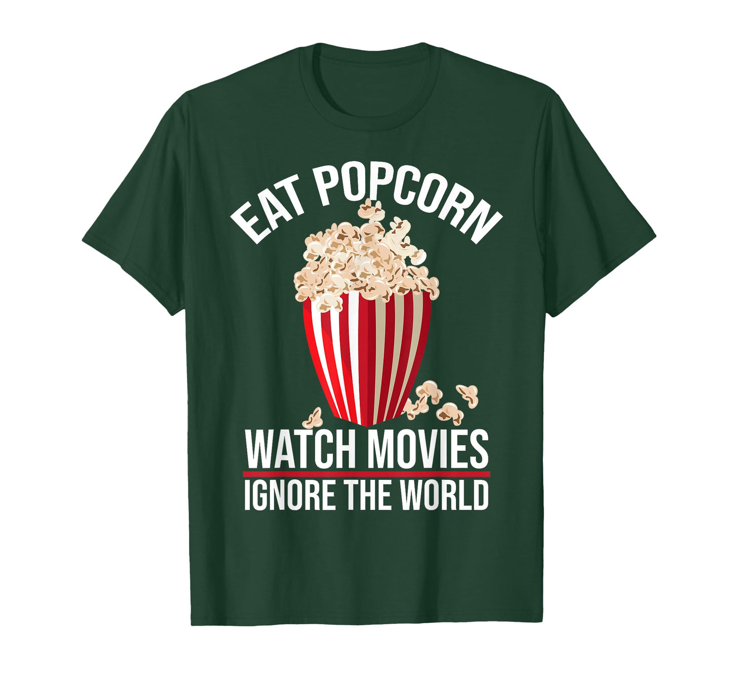 Funny Popcorn Movie Gift | Cute Popped Corn Lover Men Women T-Shirt