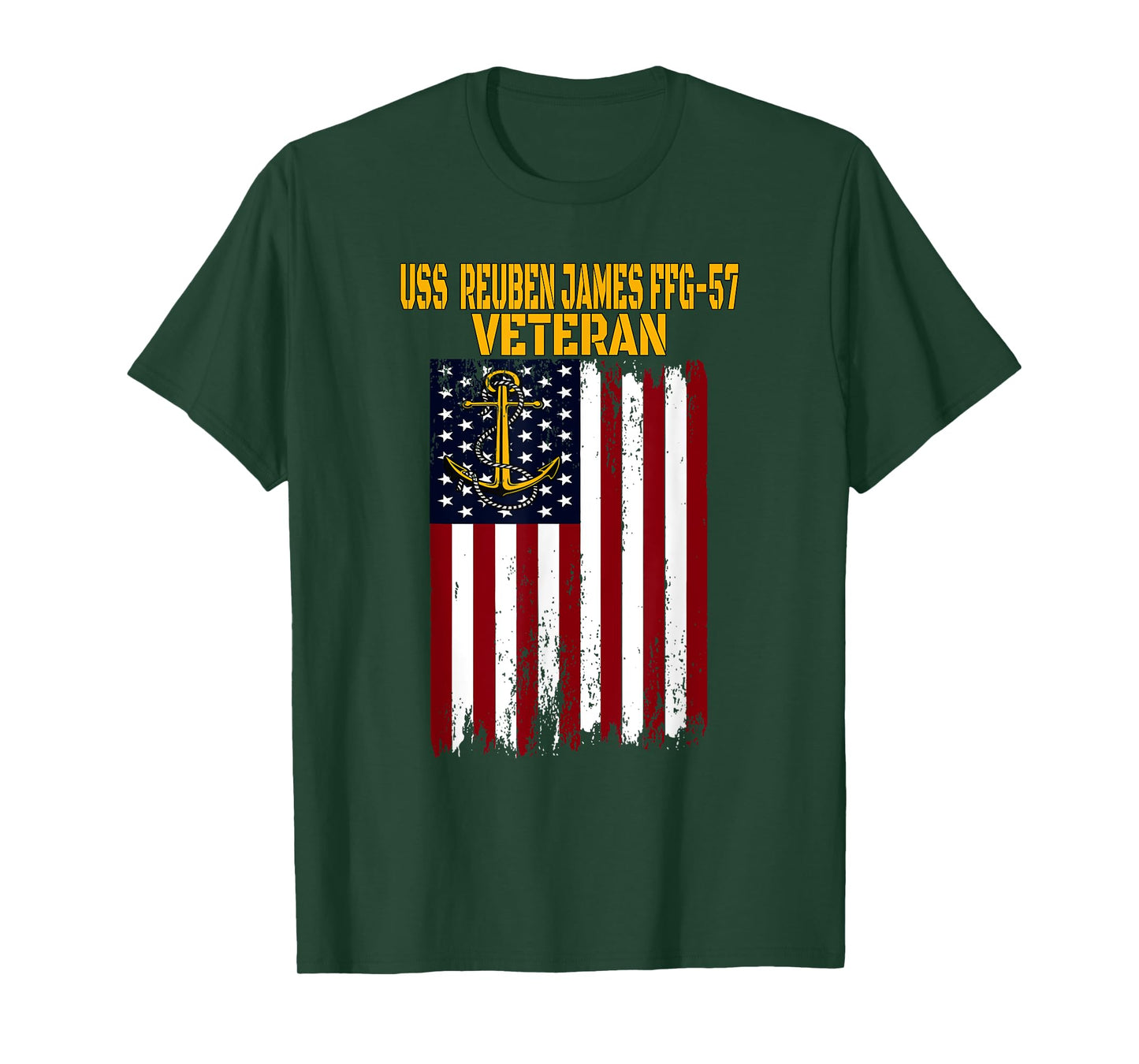USS Reuben James FFG-57 Frigate Veterans Day Father's Day T-Shirt