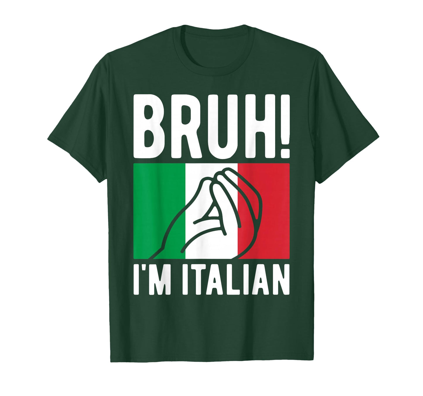 Bruh I'm Italian Funny Italian Festival Italian Boys Kids T-Shirt