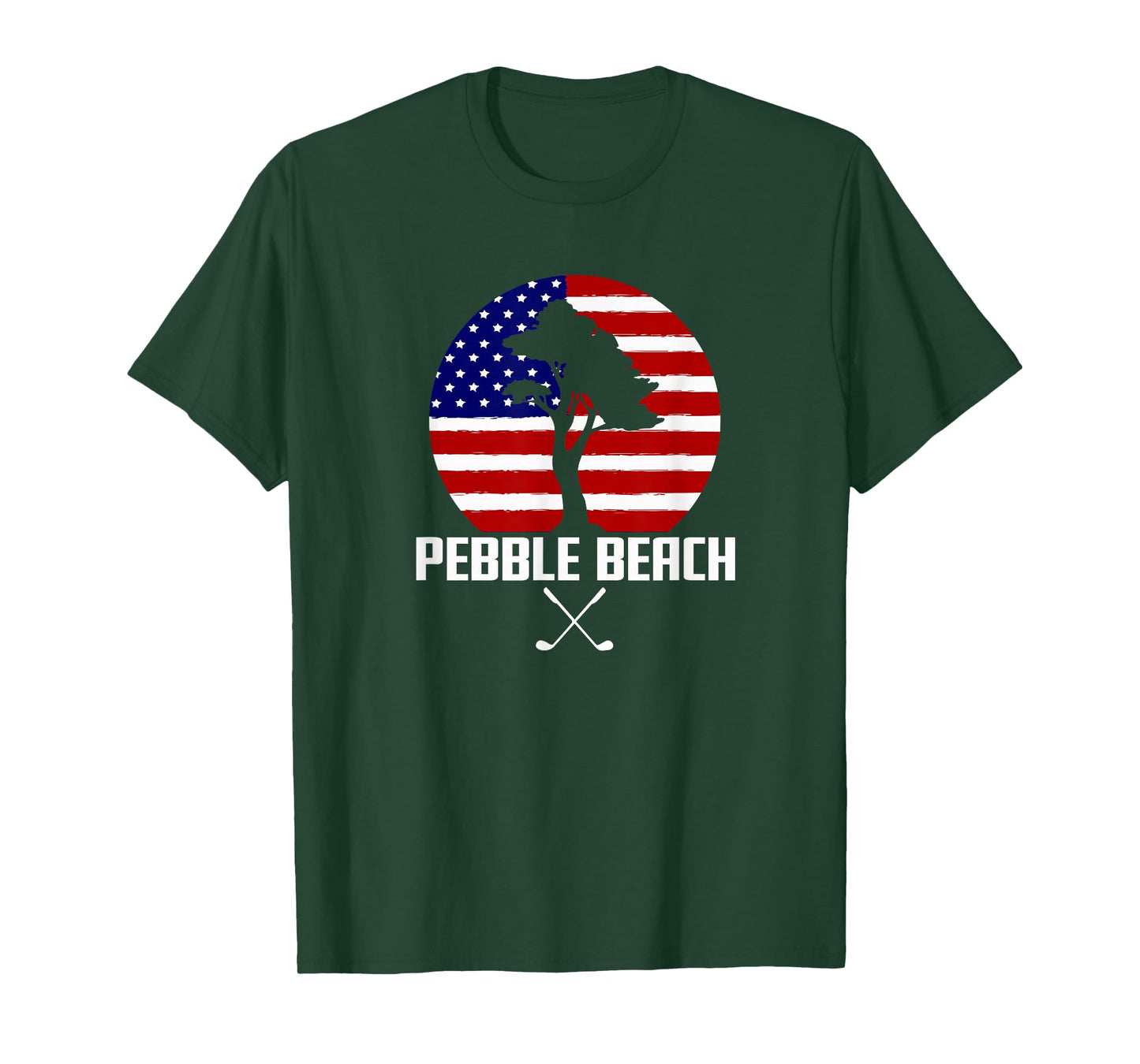 Pebble Beach Golf Tshirt | Cypress Tree T-Shirt