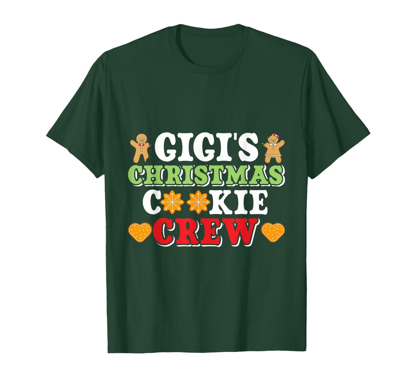 Christmas Costume GIGI'S CHRISTMAS COOKIE CREW Grandchildre T-Shirt