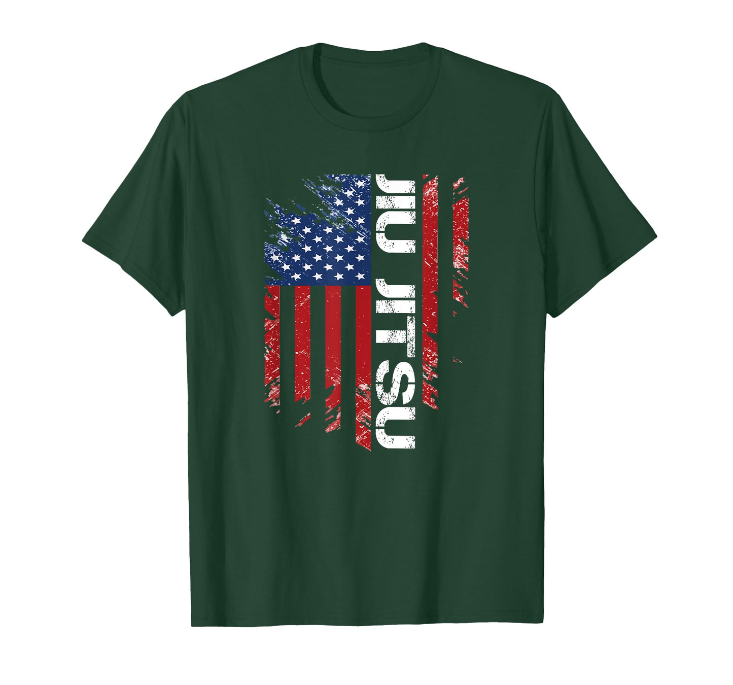 Vintage American USA Flag Brazilian jiu jitsu belts Shirt Women Kids Men T-Shirt