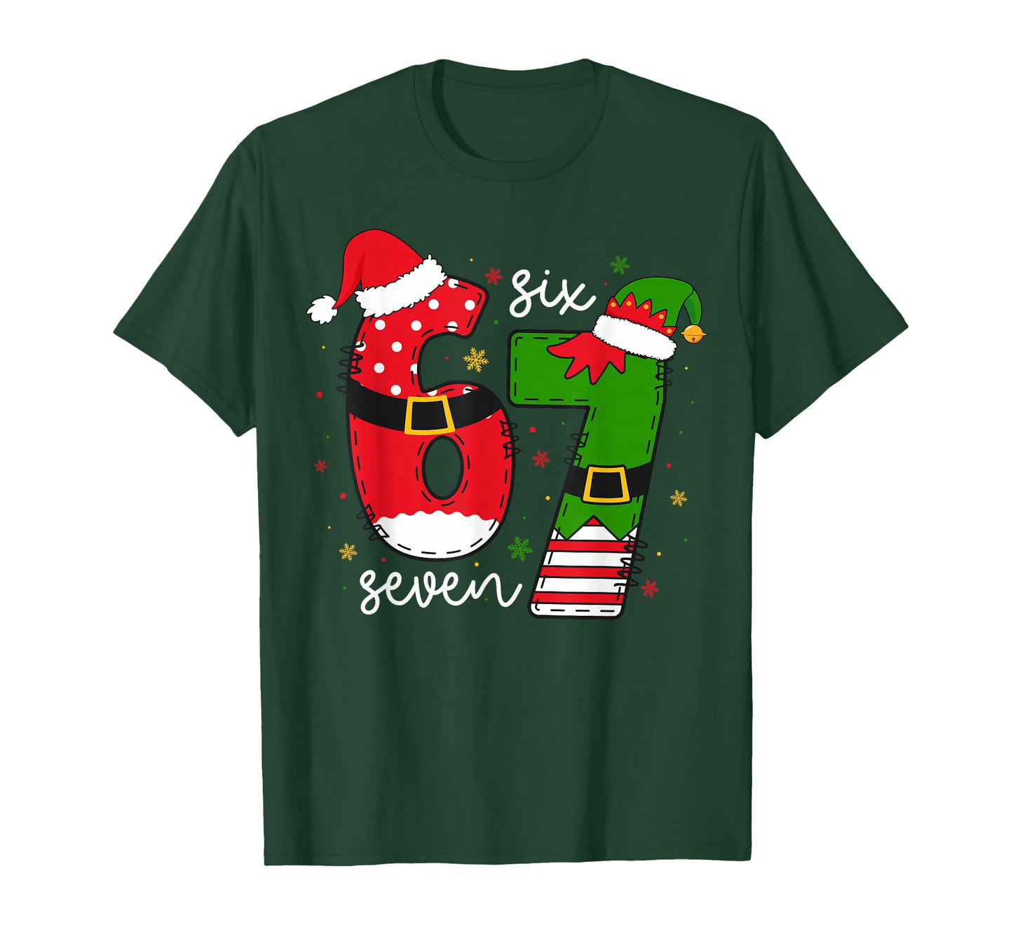 67 Meme Six Seven for Kids Women Men Boys Girls Christmas T-Shirt