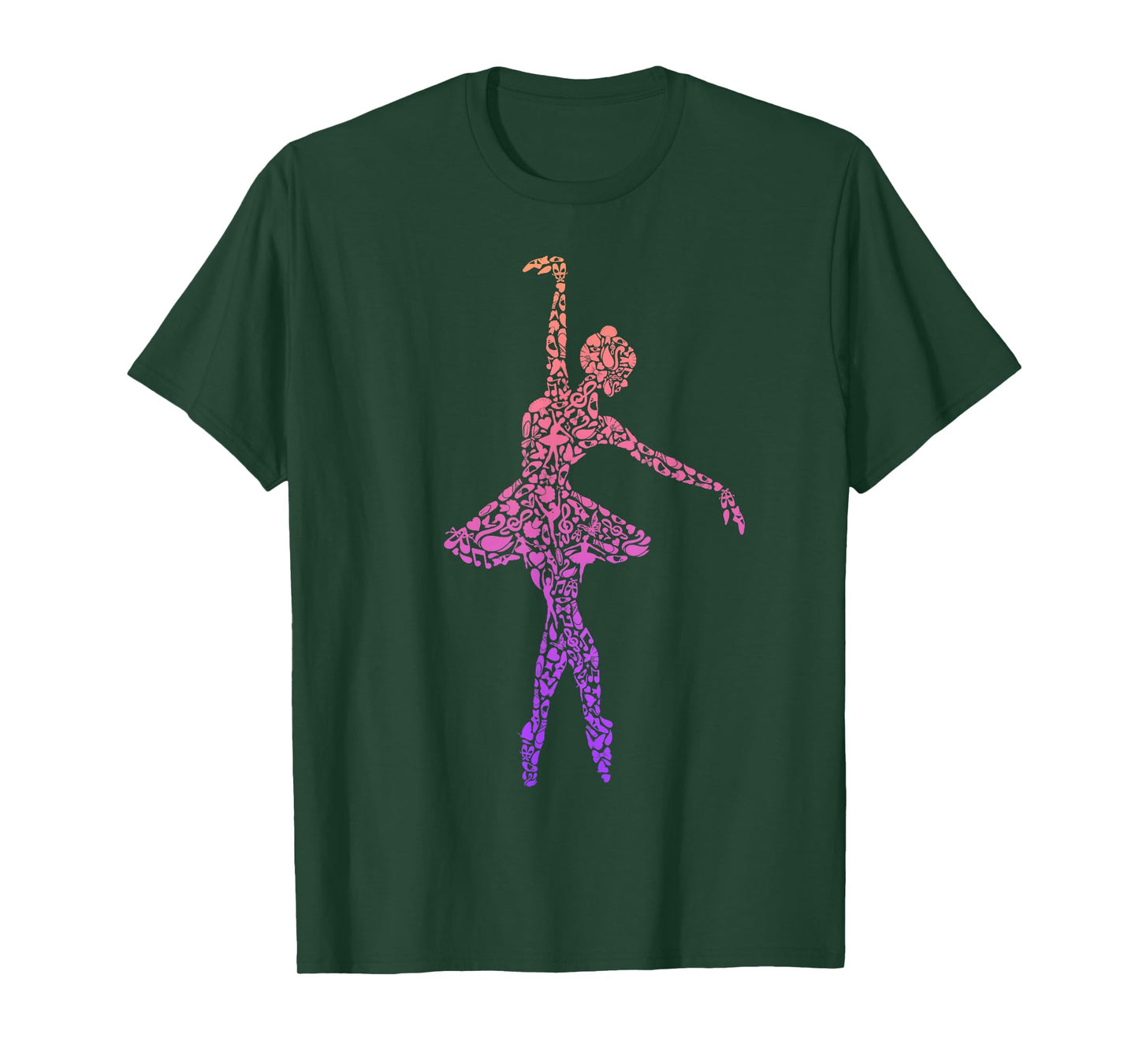 Ballet Ballerinas Women Kids Girls Ballet Dancer T-Shirt