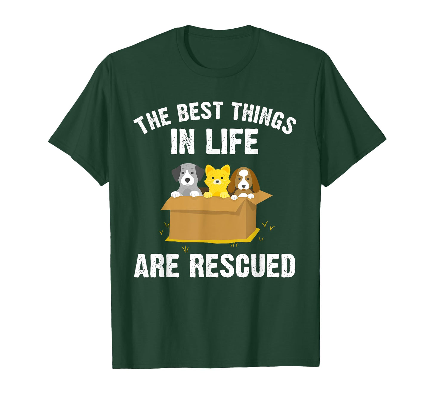 Cool Animal Rescue Art For Men Women Animal Rescuer Lover T-Shirt