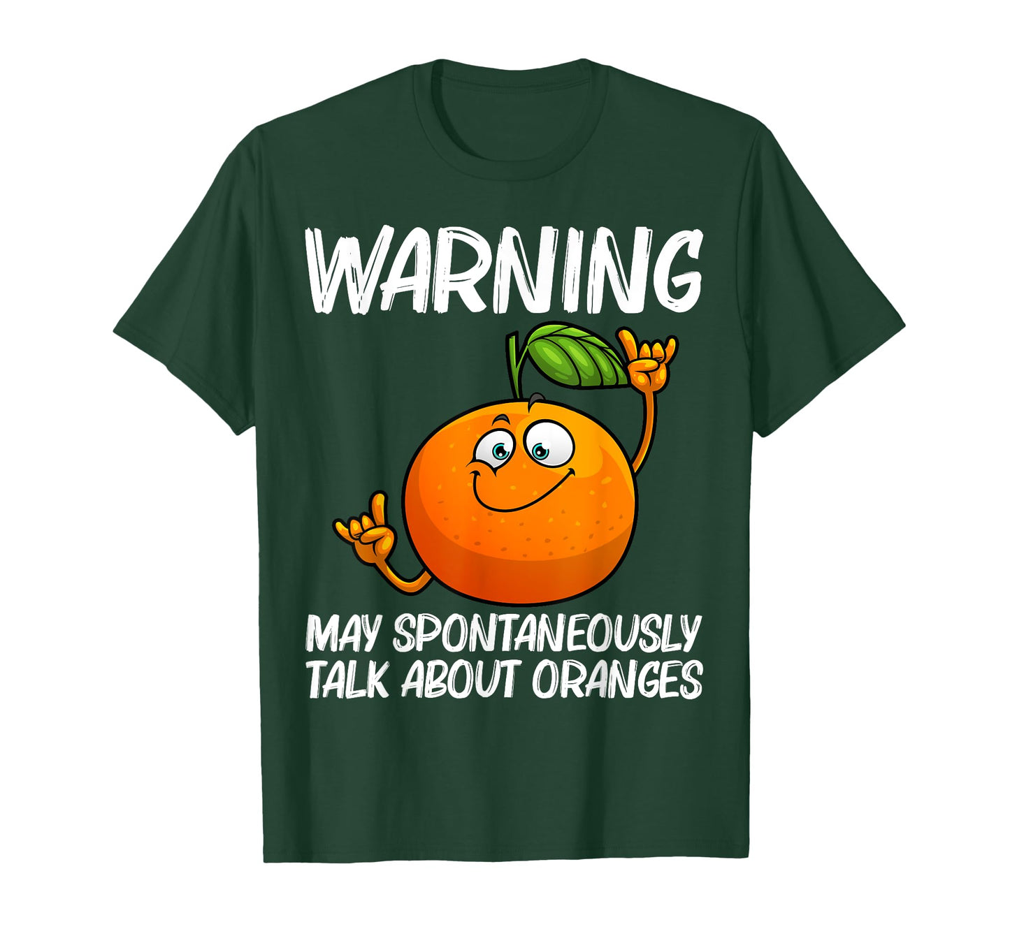 Cool Orange For Men Women Tropical Fruit Citrus Dance Food T-Shirt
