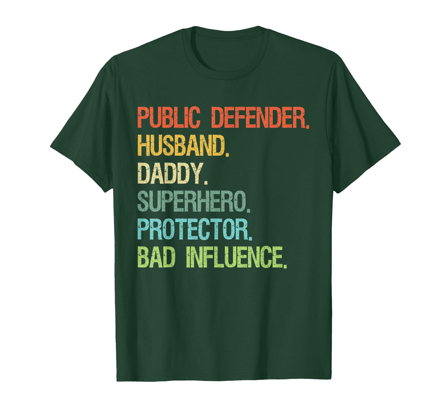 Public Defender Husband Daddy Superhero DAD T-Shirt