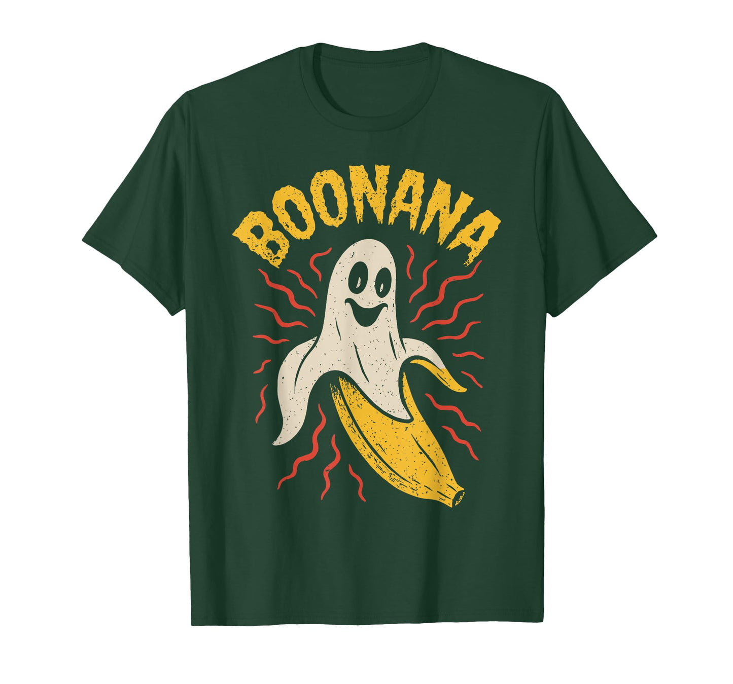Halloween Spooky Banana Ghost Cute Boonana T-Shirt