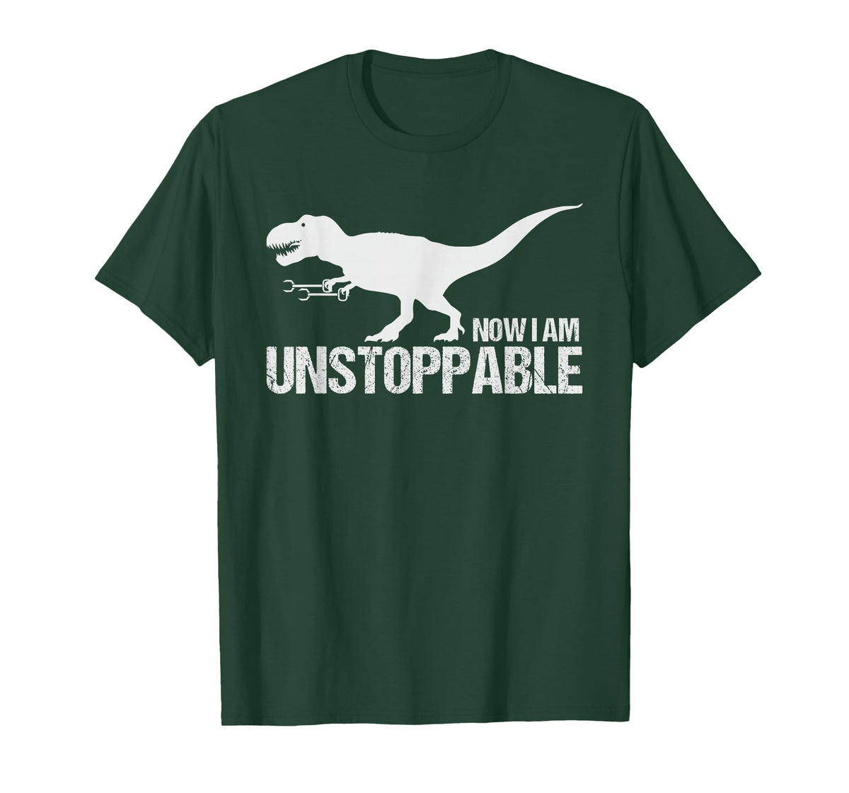 Now I Am Unstoppable Funny T-Rex Claw Grabbers Dinosaur T-Shirt