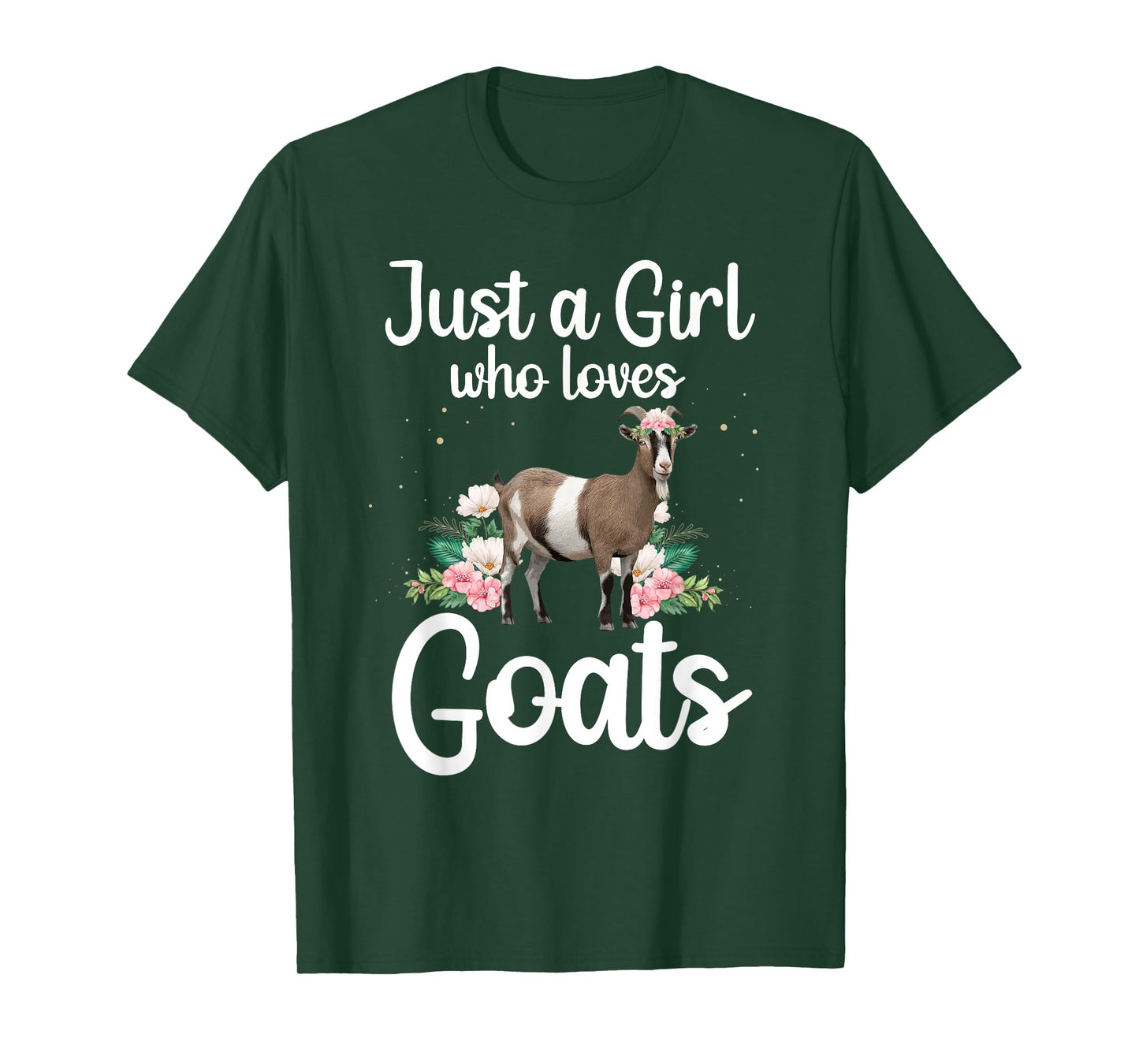Cool Goat Art For Women Girls Goat Farmer Pygmy Goat Lover T-Shirt