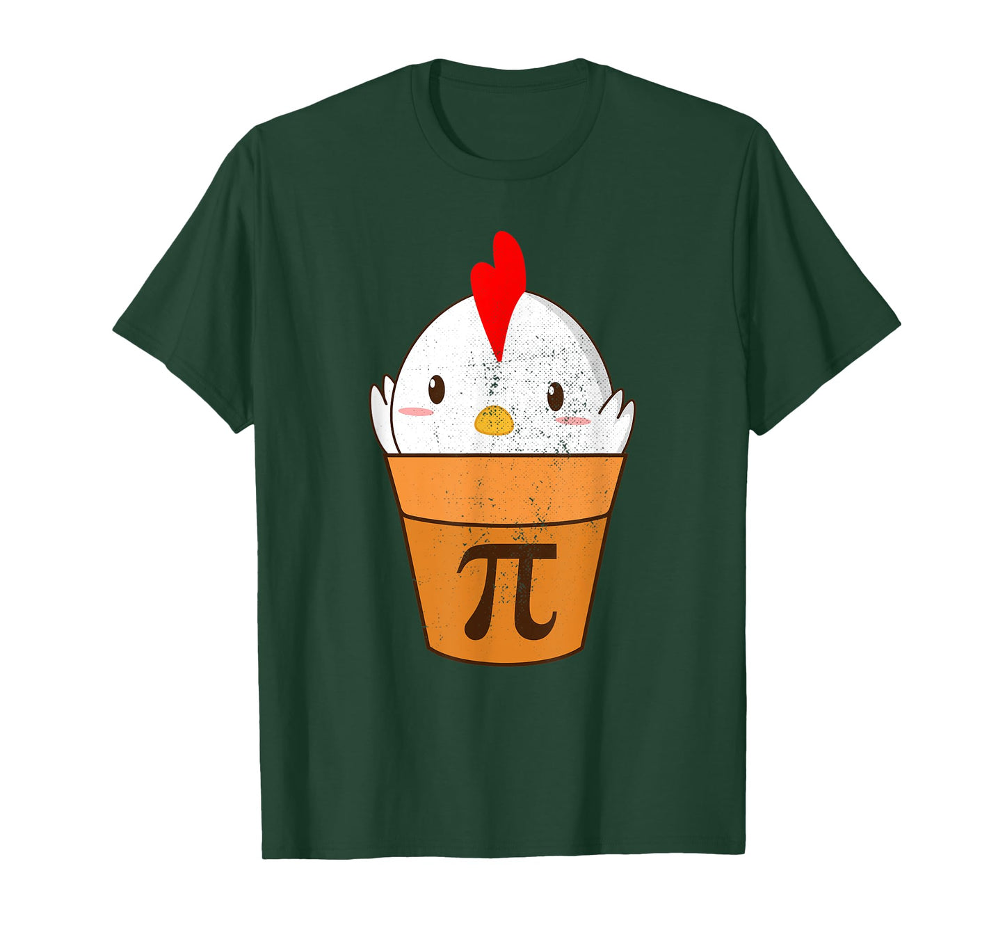 Chicken Pot Pie Funny Pi Day 3.14 March 14th Vintage Pi T-Shirt
