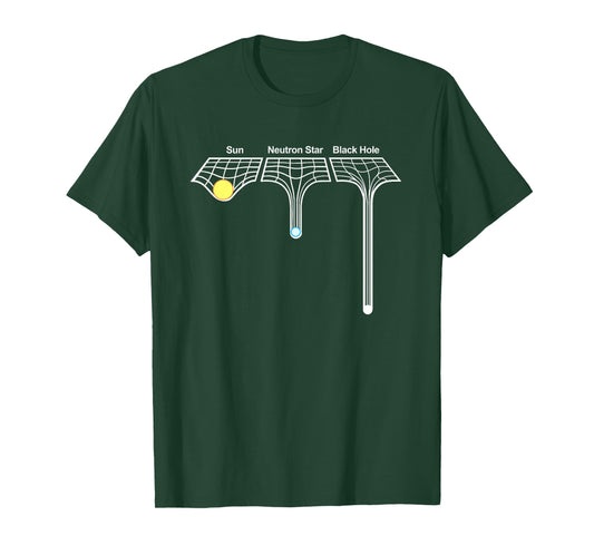 Astrophysics Sun Neutron Star and Black Hole T-Shirt