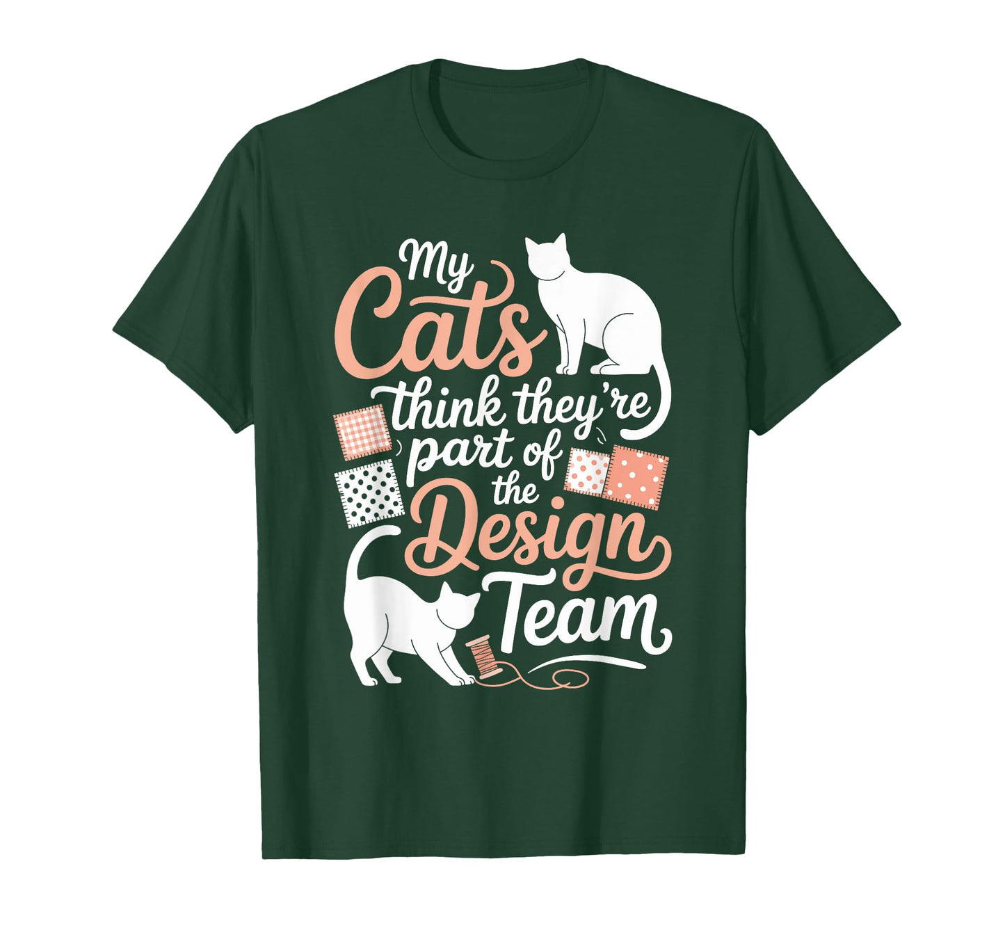 Quilting Humor for Cat Lover Sewing Funny Knitting Quilter T-Shirt
