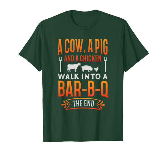 Barbecue BBQ Joke Gift for Grill Master Chef T-Shirt Small