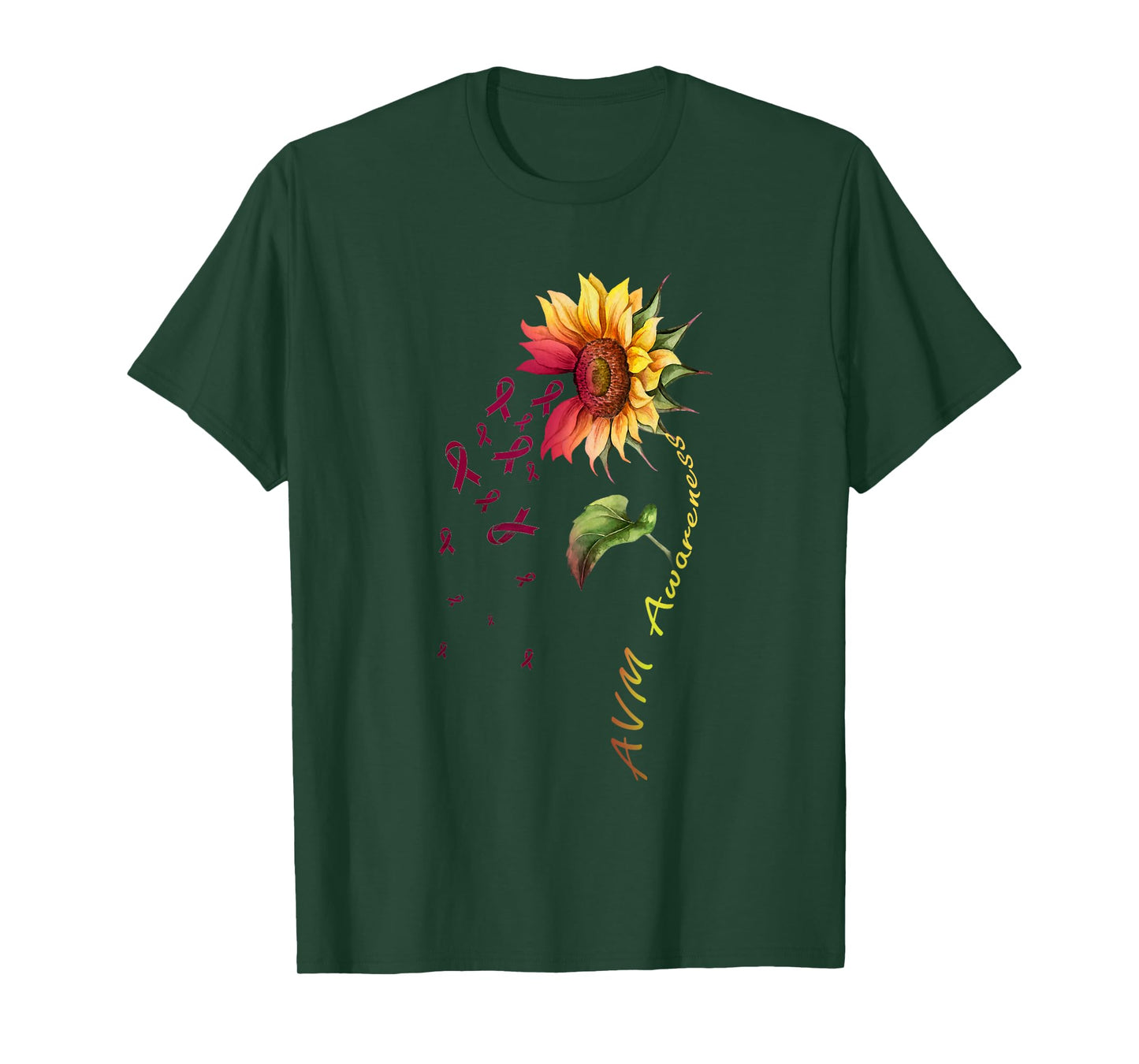 AVM Awareness Sunflower Shirt T-Shirt