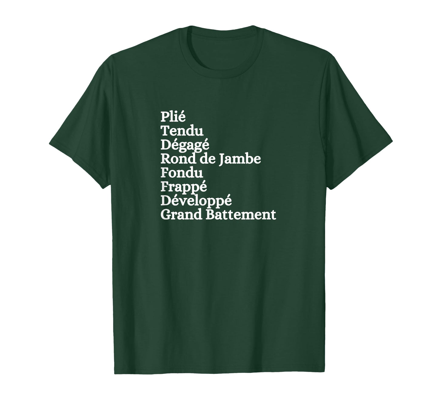 Ballet Barre Warm UP Ballerina Dancer Plie Tendu Graphic T-Shirt