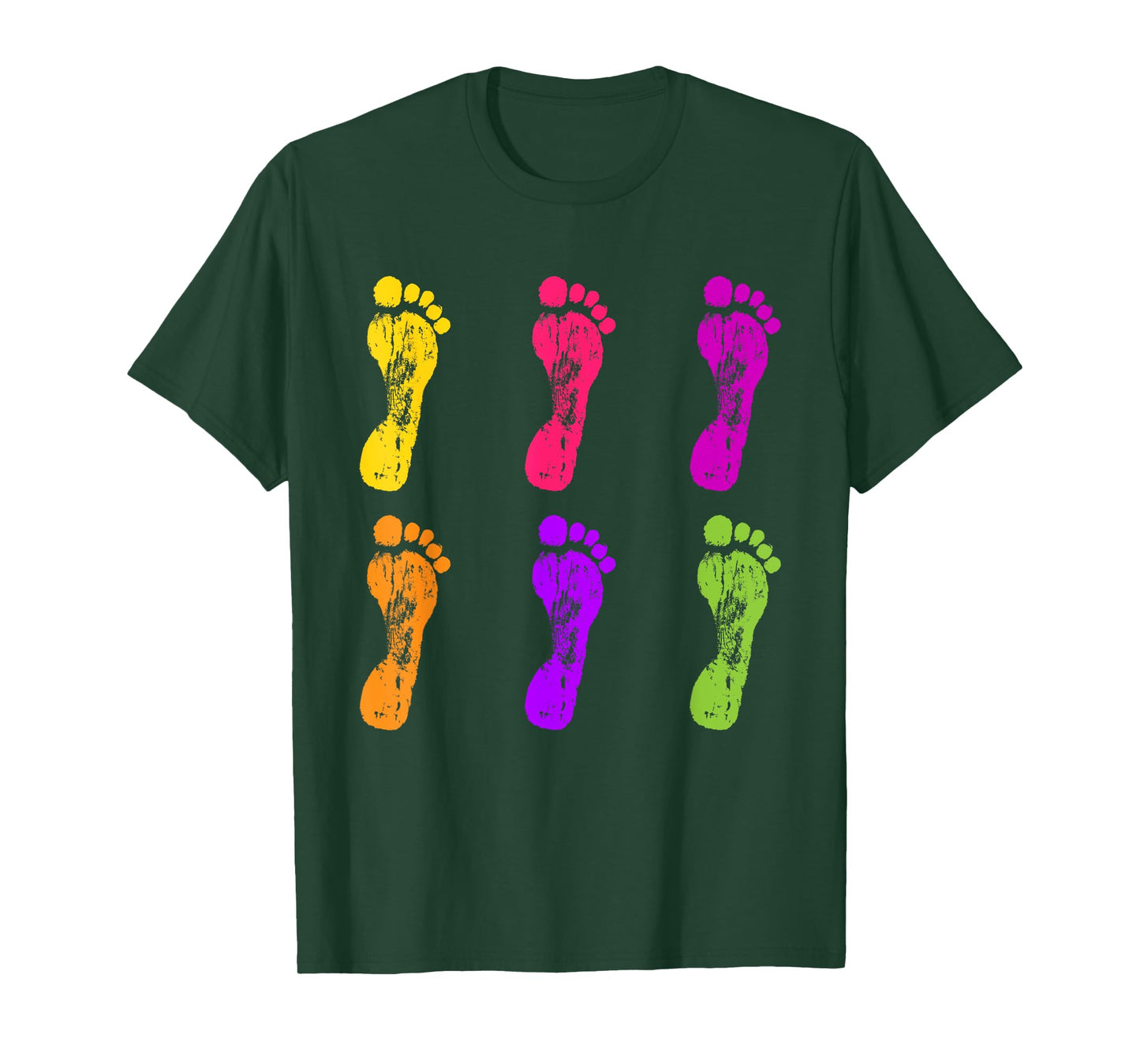 Colorful Footprint | Chiropodist | Foot Doctor Podiatrist T-Shirt