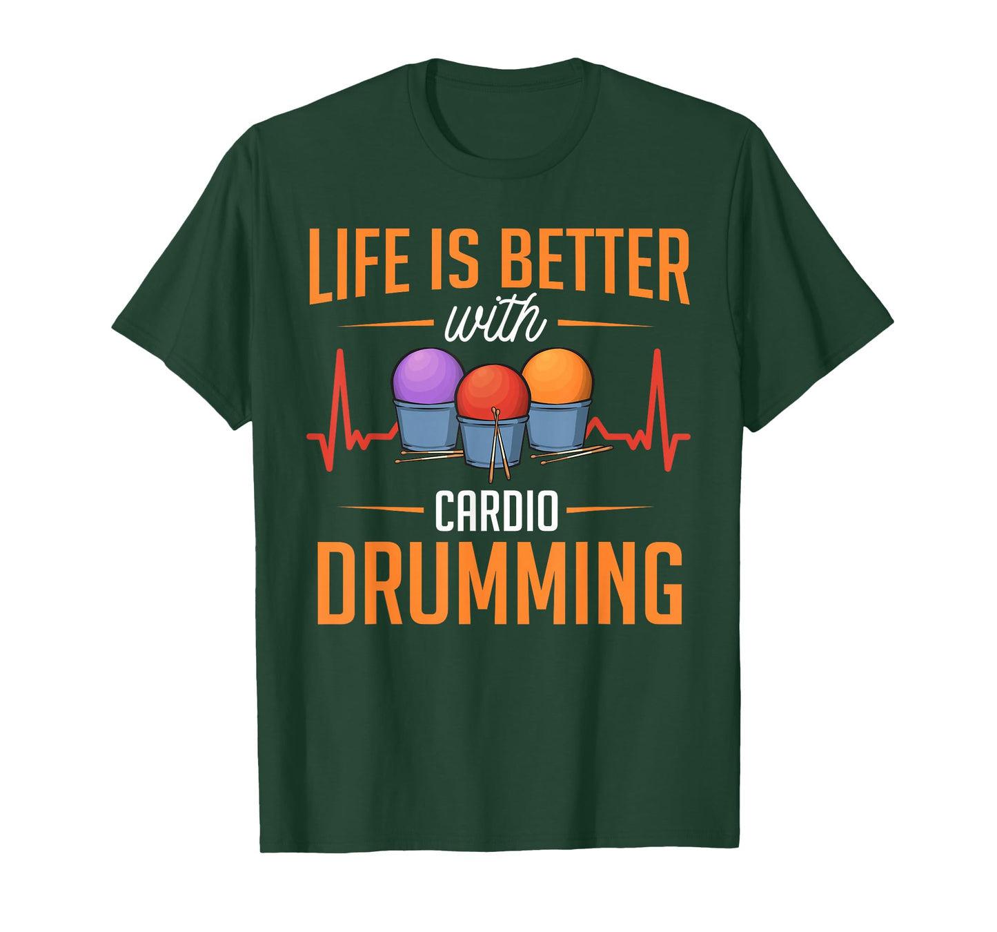 Cardio Drumming Gym Fitness Class Workout T-Shirt