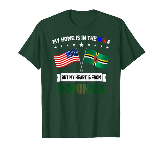 Dominica & USA T-Shirt
