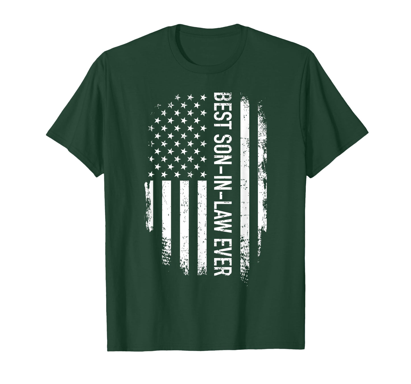 Best Son-in-Law Ever US American Vintage Flag T-Shirt