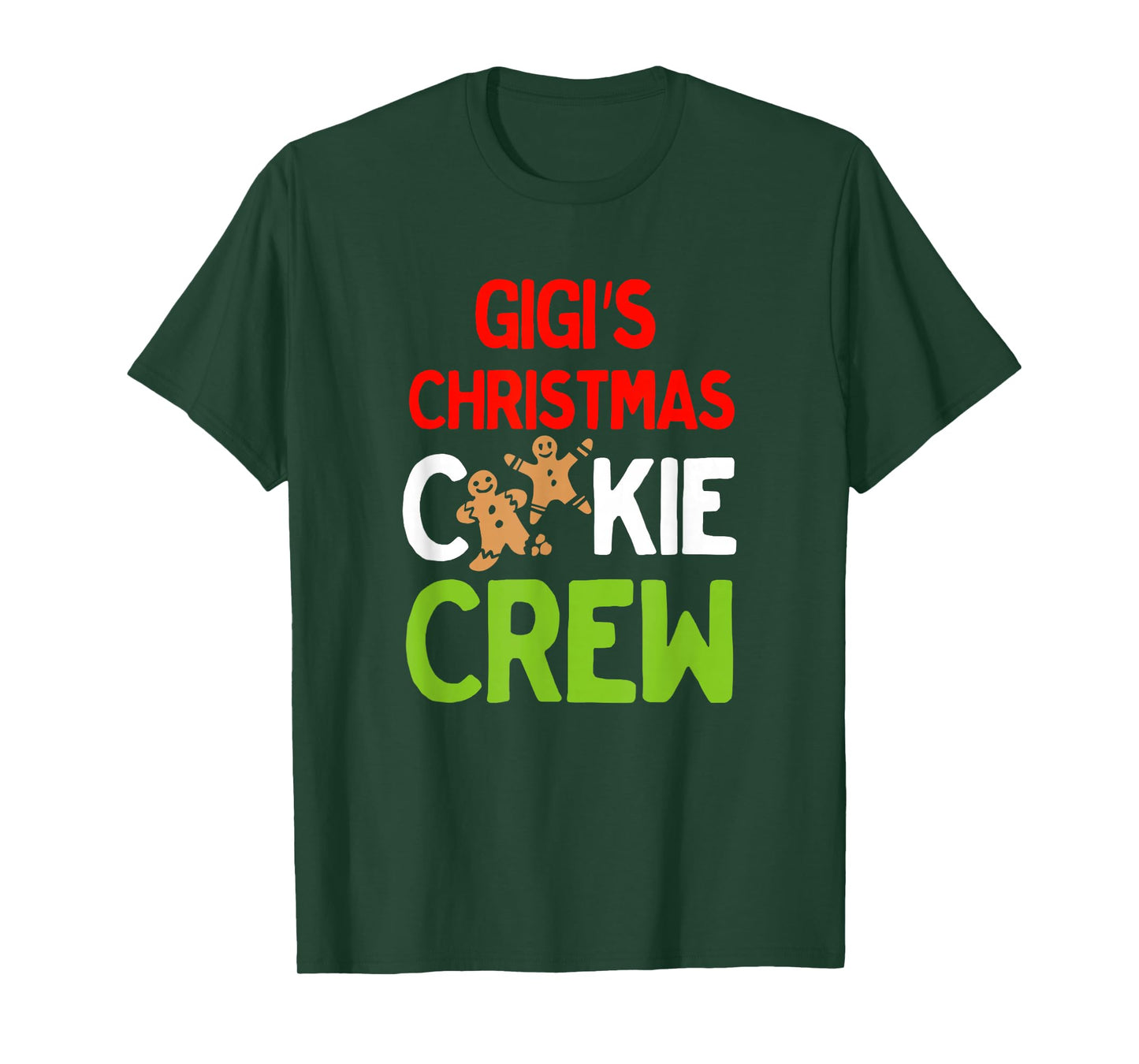 Cute Gigi's Christmas Cookie Crew for Grandkids and Families T-Shirt