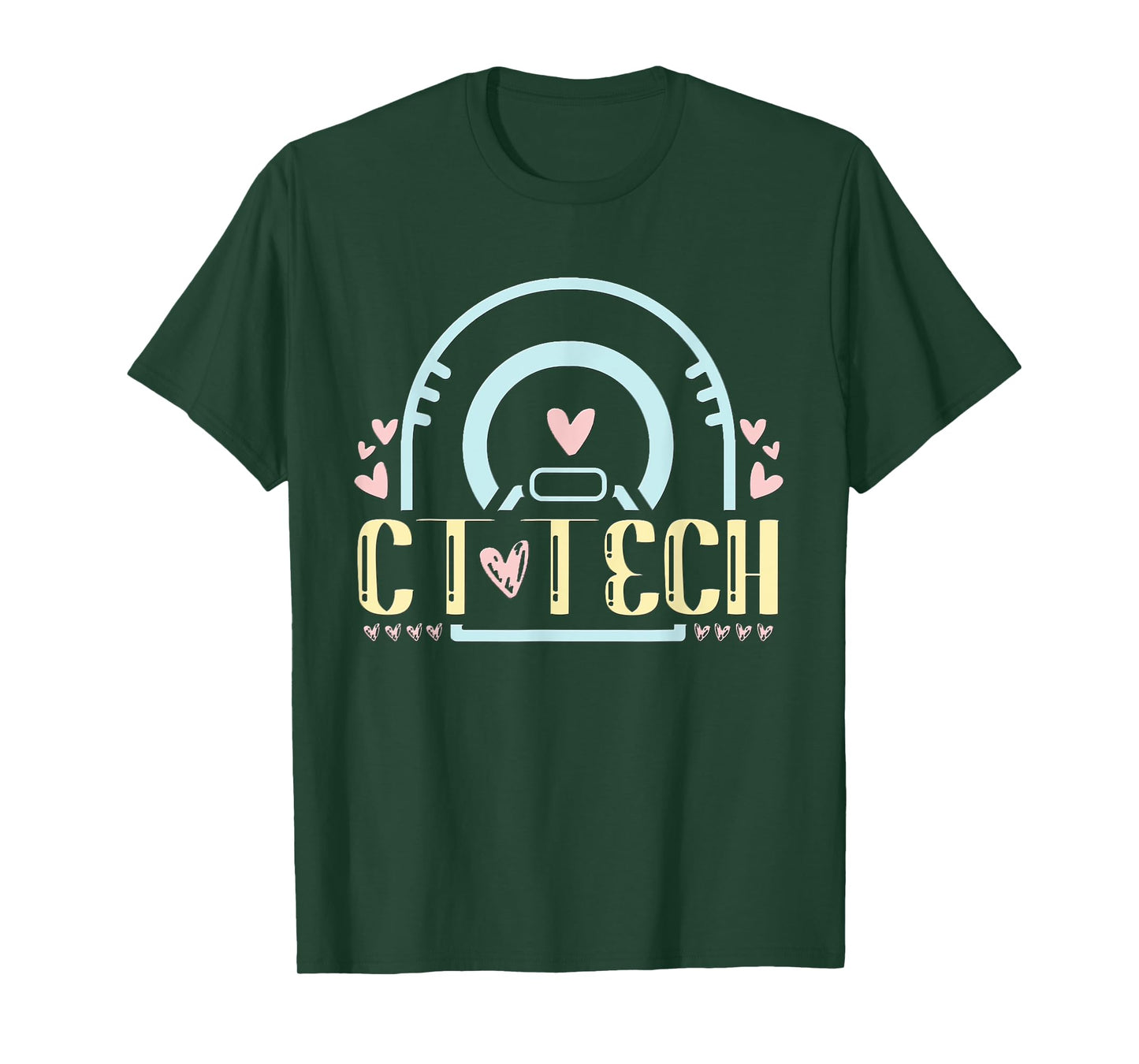 Ct Tech Gifts Merch Apparel - CT Technologist Radiology T-Shirt - Black - Women's - Small - Modern - Casual - Short Sleeve - T-Shirt