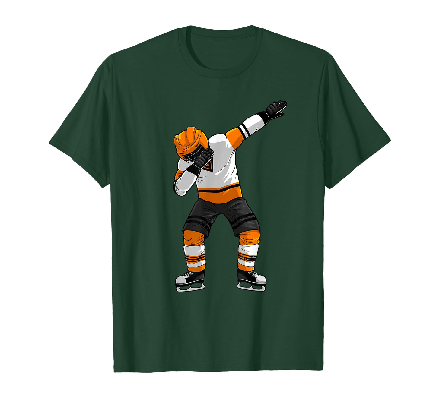 Cool Dabbing Ice Hockey Art For Men Boys Ice Hockey Goalie T-Shirt