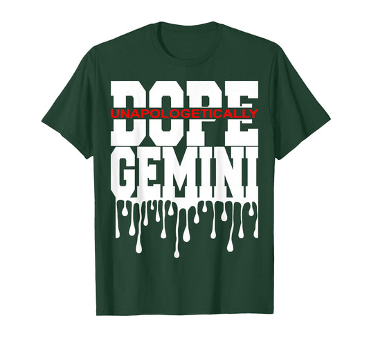 Dope Queen King Graphic Decor Gemini Astrology Zodiac T-Shirt