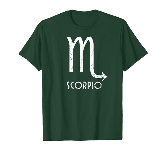 Scorpio Zodiac Sign October November Birthday Gift T-Shirt