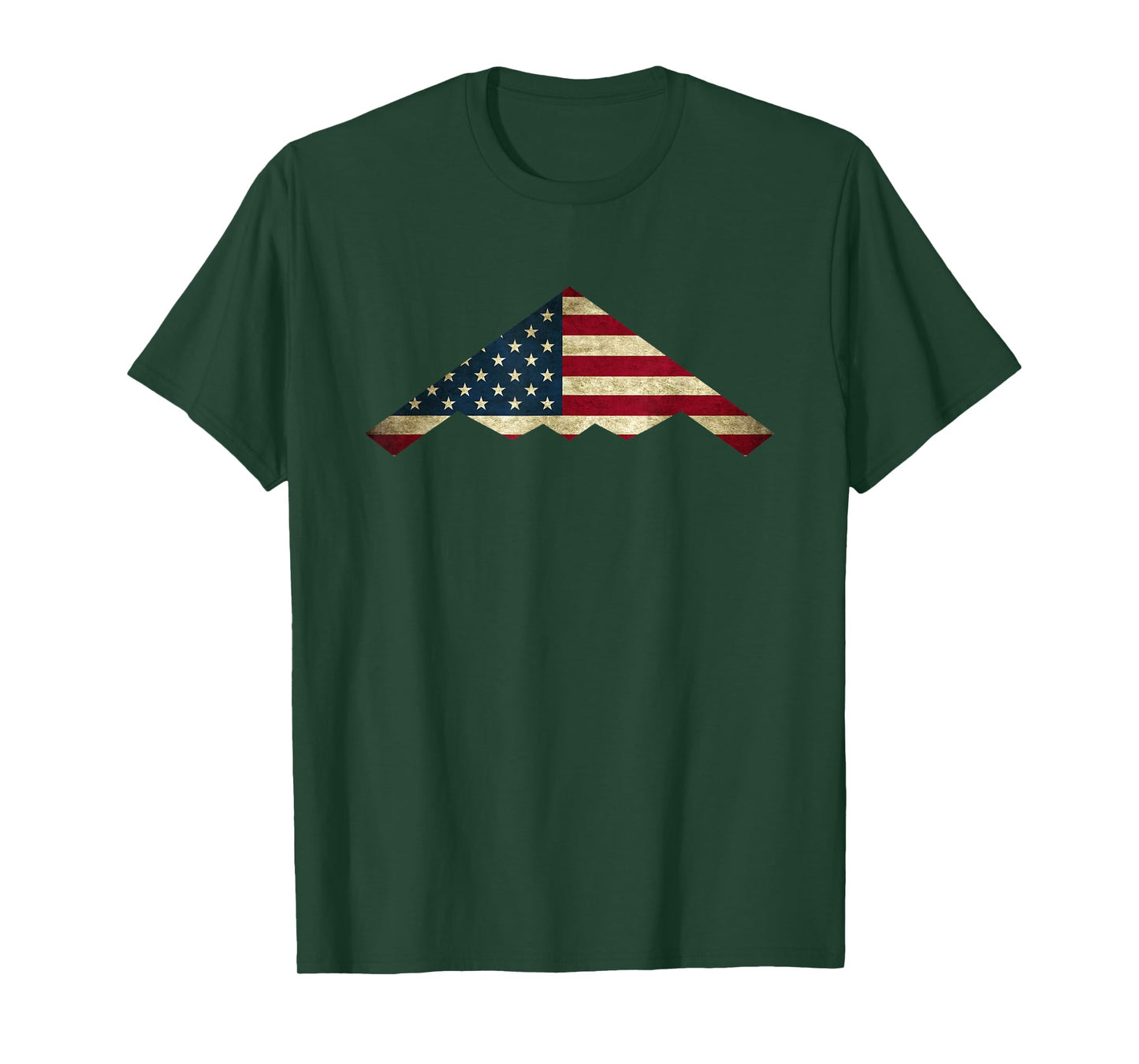 B-2 Stealth Spirit Bomber T-Shirt Us Flag Stars and Strips T-Shirt