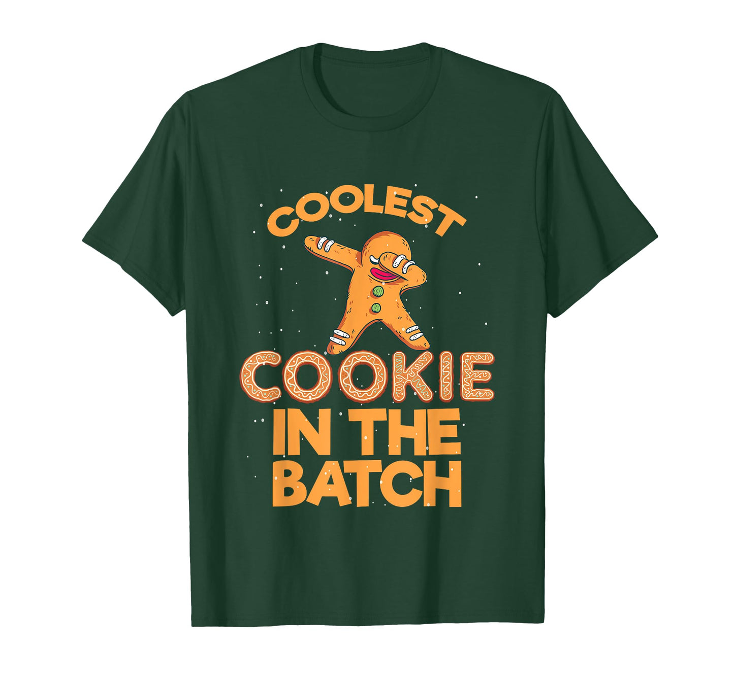 Coolest Cookie In The Batch Dabbing Gingerbread Man Costume T-Shirt