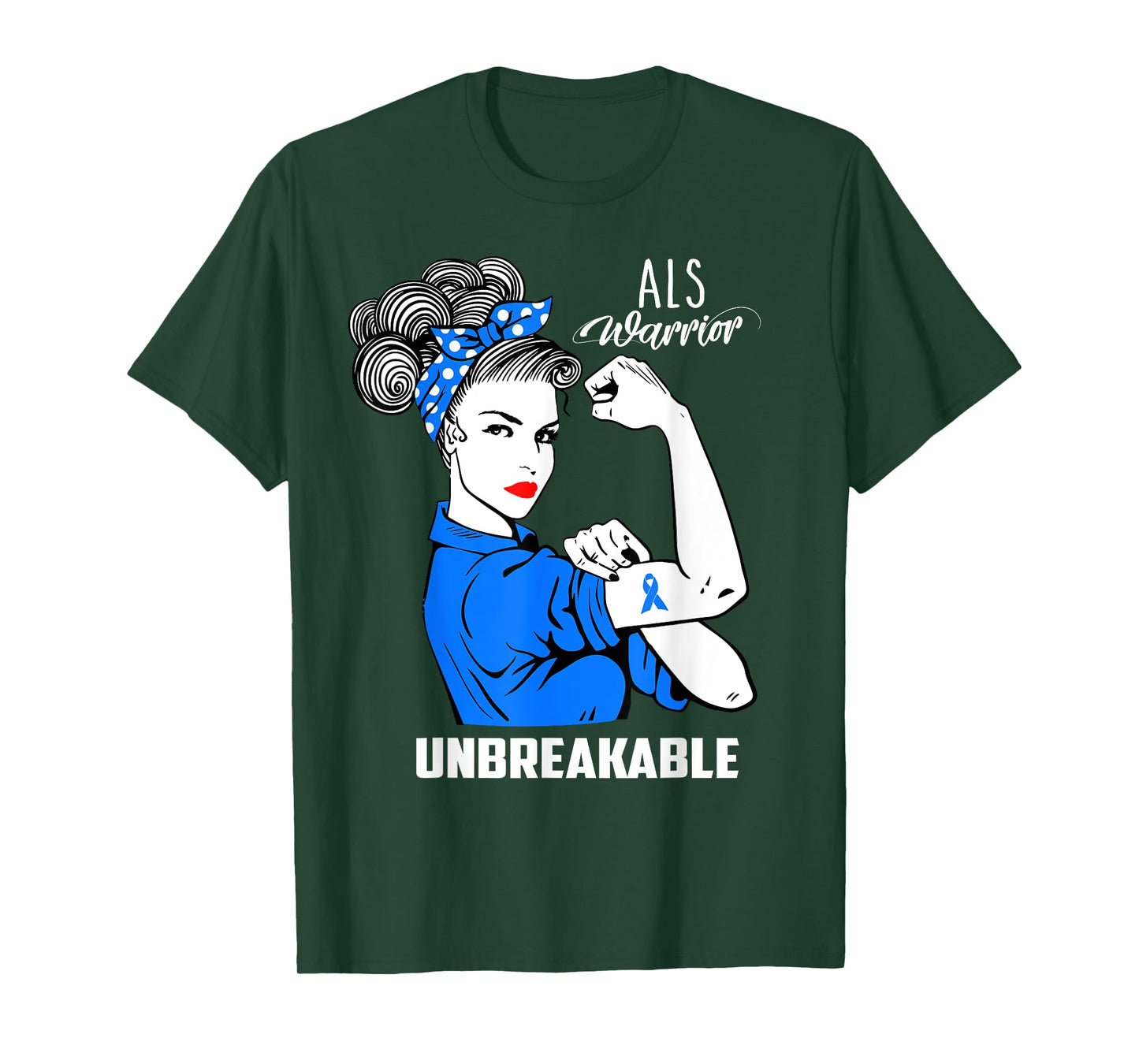 ALS Warrior Unbreakable Shirt ALS Awareness Gift T-Shirt