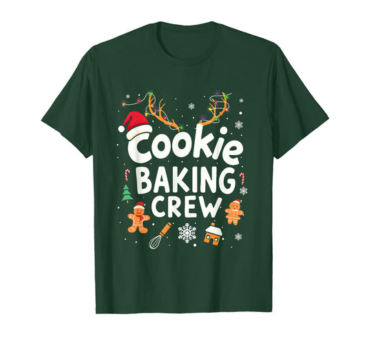 Christmas Cookie Baking Crew Family Baking Team Funny Cookie T-Shirt
