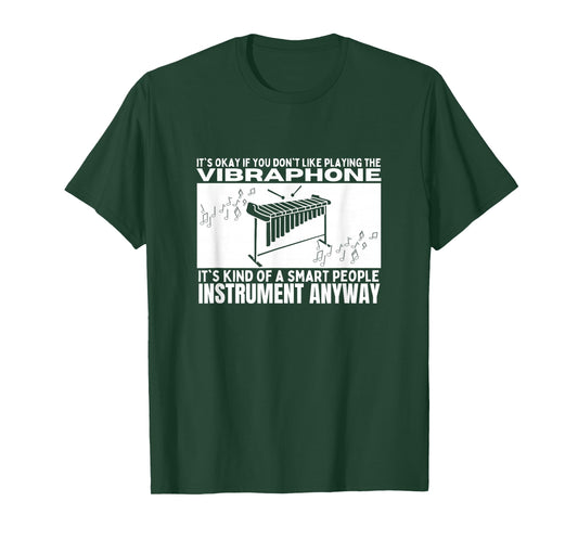 Vibraphone Is For Smart People Funny Vibraphonist T-Shirt
