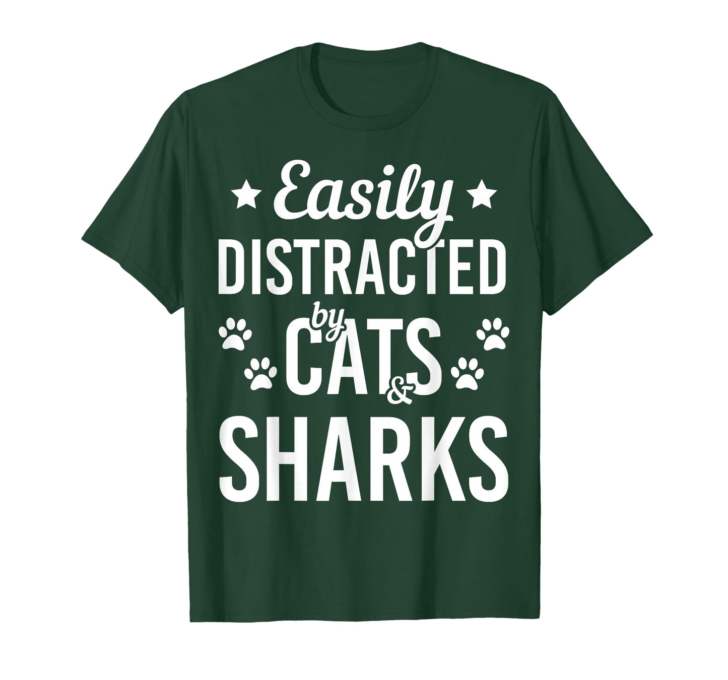 Cat Lover Shark Lover Cats And Sharks Zookeeper Funny Cat T-Shirt