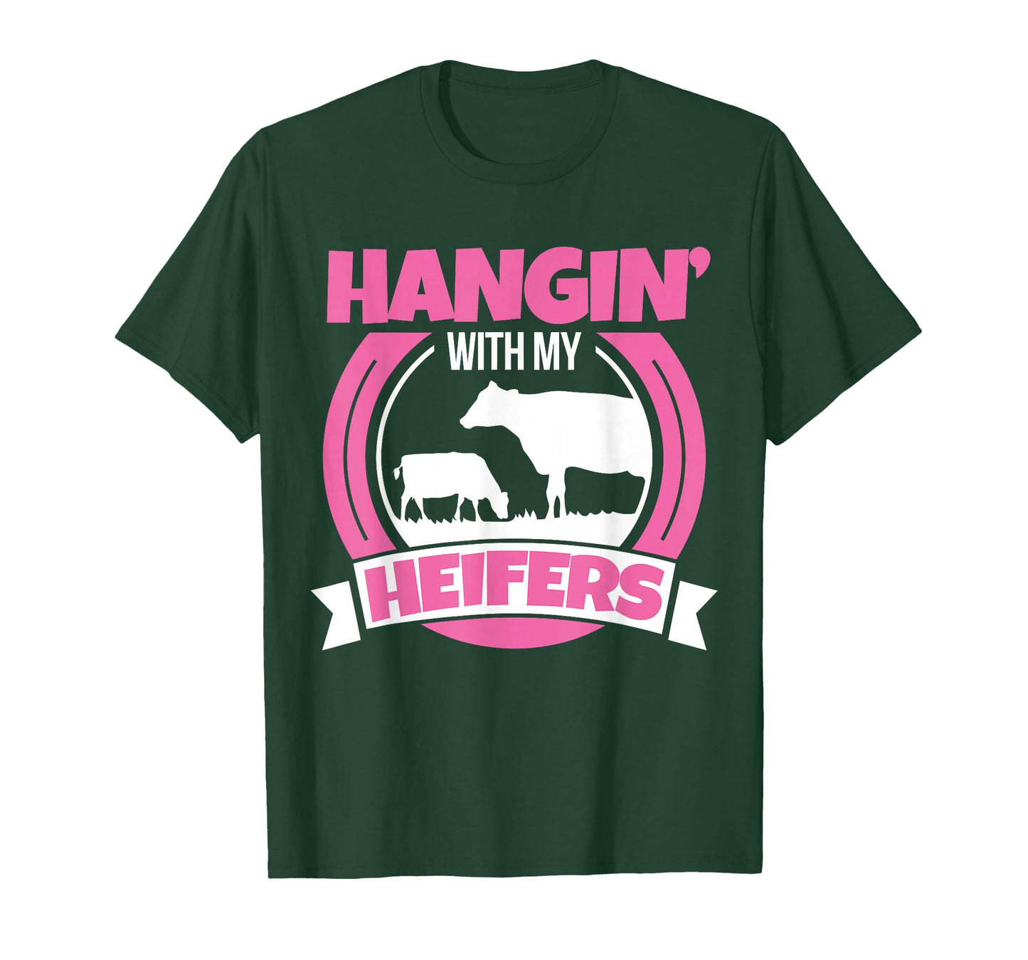 Cow Lover Cattle Farmer - Hanging With My Heifers - Cow T-Shirt